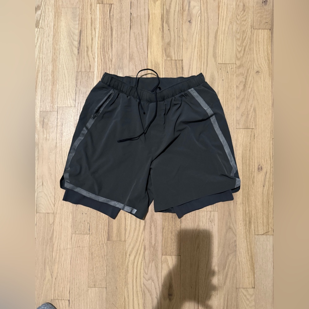 lululemon athletica Charcoal Gray Athletic Shorts